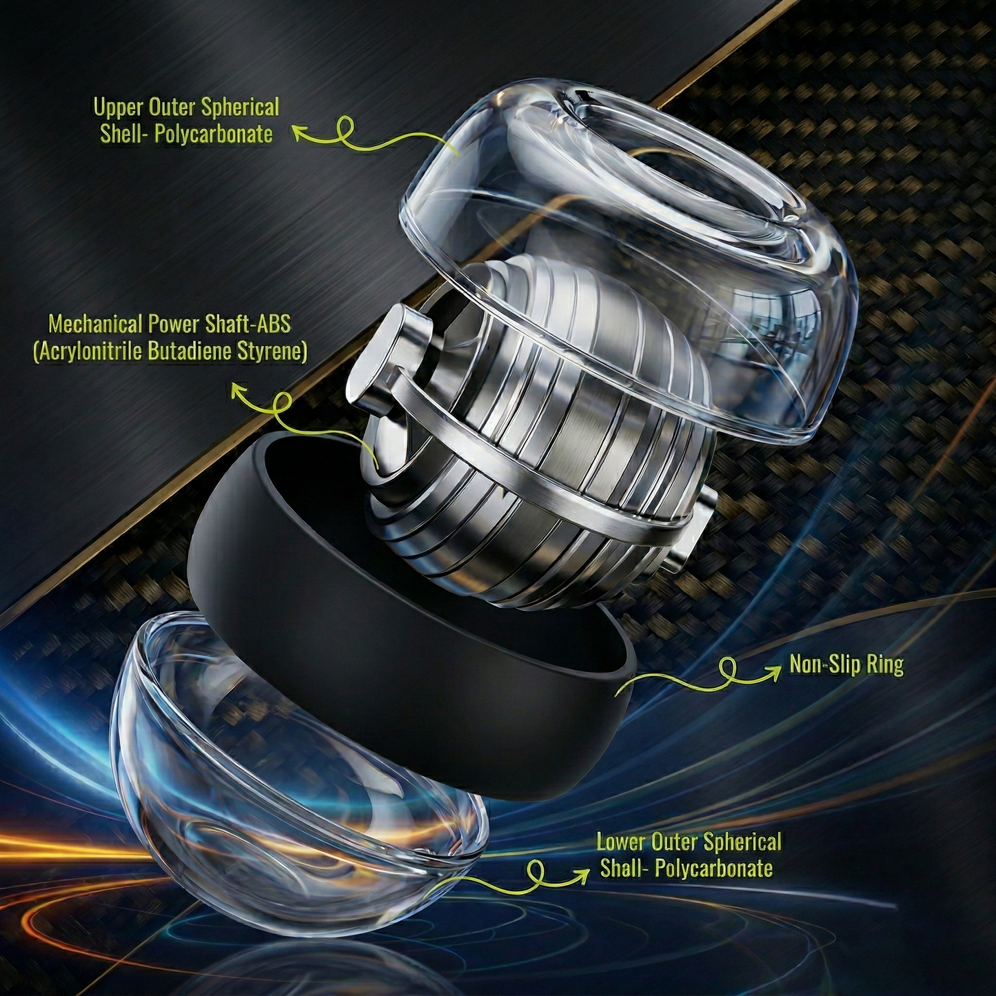 CoreGrip Pro Elite Gyroball by Styvex